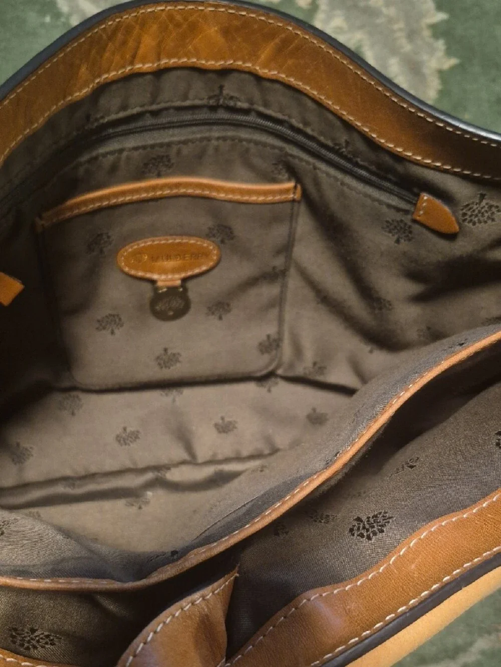 Leather Messenger Bag - Tan Shoulder Briefcase